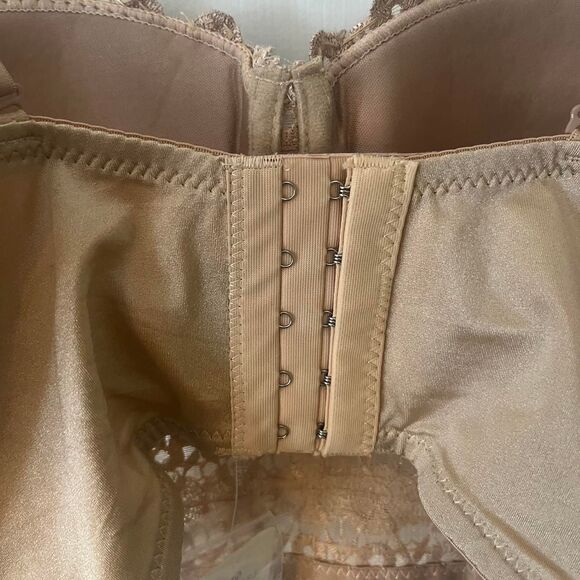 Windsor Women's Tan and Gold Corset - Picture 6 of 7